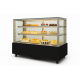 Вітрина кондитерська холодильна HURAKAN HKN-LPD210S BLACK (1,2 м, квадратна)